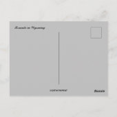 ワイオミング葉書の竜巻 ポストカード (裏面)