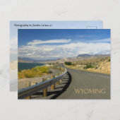 ワイオミング風光明媚なポストクロッシング葉書 ポストカード (正面/裏面)