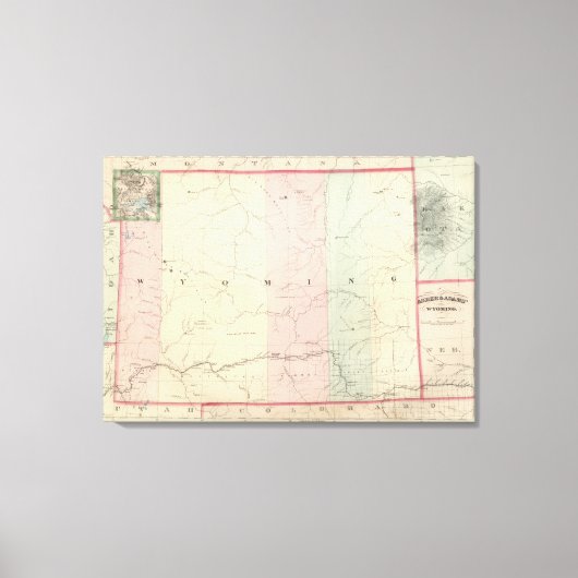 ワイオミング3 キャンバスプリント (正面)