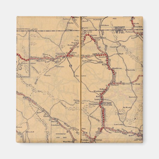 ワイオミング4 マグネット (正面)