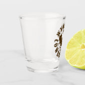 ワイオミング，カウボーイ州 ショットグラス (左)