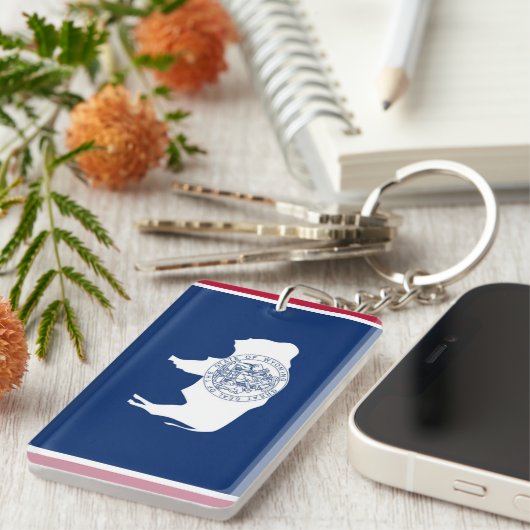 ワイオミング キーホルダー (正面右)