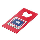 ワイオミング クレジットカード栓抜き (正面アングル)