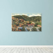 ワイオミング・サーモポリス キャンバスプリント (インサイチュ (ウッドフロア))