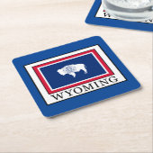 ワイオミング スクエアペーパーコースター (アングル)
