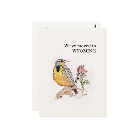 ワイオミング ポストカード (正面/裏面インサイチュ)