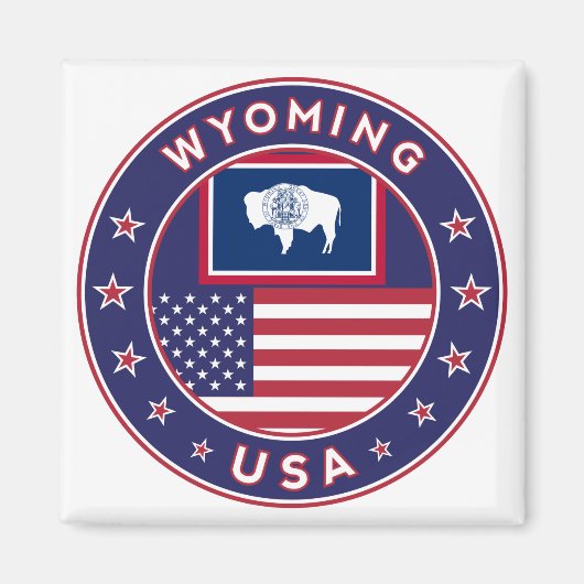 ワイオミング マグネット (正面)