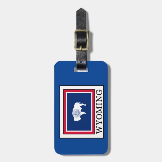 ワイオミング ラゲッジタグ (正面縦)