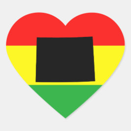 ワイオミング(ラスタカラー) ハートシール