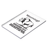 ワイオミング？美しいから ノートブック (左側)