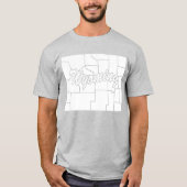 ワイオミングTシャツの州 Tシャツ (正面)
