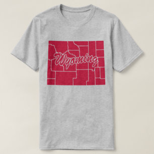 ワイオミングTシャツの州 Tシャツ