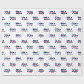 ワイオミンスターズアンドストライプズ州 ラッピングペーパー (フラット)