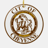 ワイオミンセラミックオーナメントシェインのシール セラミックオーナメント (裏面)