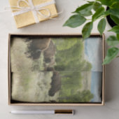 ワイオミンバイソン自然動物写真 薄葉紙 (ギフト)