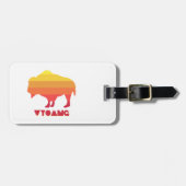 ワイオミンバイソン ラゲッジタグ (正面横)