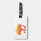 ワイオミンバイソン ラゲッジタグ (裏面縦)