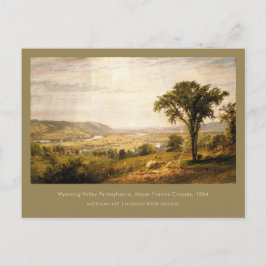 ワイオミンバレーペンシルバニアアメリカン絵画アート ポストカード