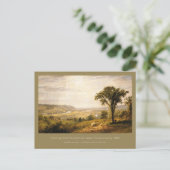 ワイオミンバレーペンシルバニアアメリカン絵画アート ポストカード (スタンド正面)