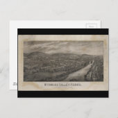 ワイオミンバレーペンシルバニア州ワイオミングの村 ポストカード (正面/裏面)