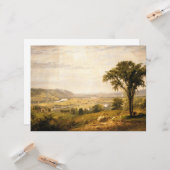 ワイオミンバレー、ペンシルバニア州(ヴィンテージ風景) カード (正面/裏面インサイチュ)