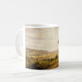 ワイオミンバレー、ペンシルバニア州(ヴィンテージ風景) コーヒーマグカップ (正面左)