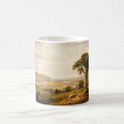 ワイオミンバレー、ペンシルバニア州(ヴィンテージ風景) コーヒーマグカップ (中央)