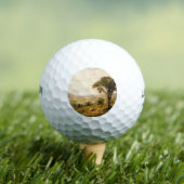 ワイオミンバレー、ペンシルバニア州(ヴィンテージ風景) ゴルフボール (インサイチュ 木)