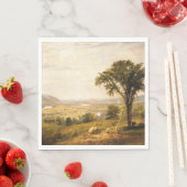 ワイオミンバレー、ペンシルバニア州(ヴィンテージ風景) スタンダードランチョンナプキン (インサイチュ)