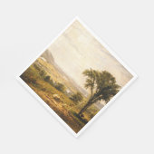 ワイオミンバレー、ペンシルバニア州(ヴィンテージ風景) スタンダードランチョンナプキン (角)