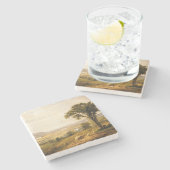 ワイオミンバレー、ペンシルバニア州(ヴィンテージ風景) ストーンコースター (横)