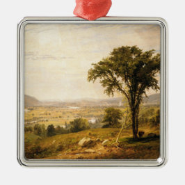 ワイオミンバレー、ペンシルバニア州(ヴィンテージ風景) メタルオーナメント