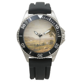 ワイオミンバレー、ペンシルバニア州(ヴィンテージ風景) 腕時計