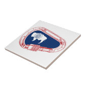 ワイオミンフラッグ登山カラビナー タイル (側面)