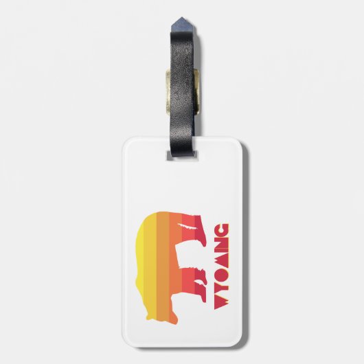 ワイオミンベア ラゲッジタグ (裏面縦)