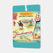ワイオミンマップオーナメント メタルオーナメント (正面左)