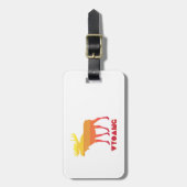 ワイオミンムース ラゲッジタグ (正面縦)