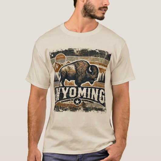 ワイオミ動揺してグランジング Tシャツ (正面)