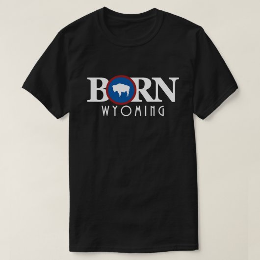 ワイオミ生まれング Tシャツ (デザイン正面)