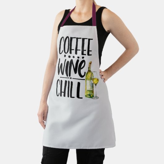 ワイカスタムンチル付き調理師コーヒーパーソナライズされた エプロン (インサイチュ)