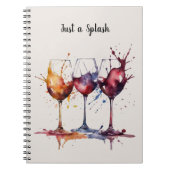 ワイカラフルンの水の色 ノートブック (正面)