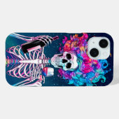 ワイカラフルン入りスケルトン Case-Mate iPhoneケース (裏面 (横))