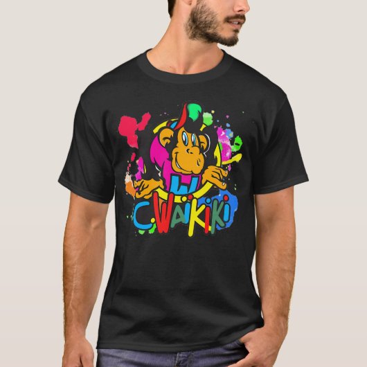 ワイキカラフルキ Tシャツ (正面)
