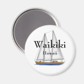 ワイキキハワイ マグネット (正面/裏面)