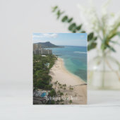 ワイキキパラダイス、我々がここにいることを願って… ポストカード (スタンド正面)