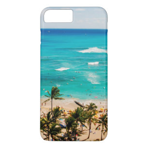 ワイキキビーチの景色を上から眺める ホノルル2 iPhone 8 PLUS/7 PLUSケース