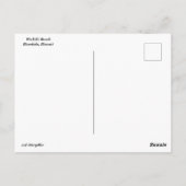 ワイキキビーチはがき ポストカード (裏面)