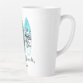 ワイキキビーチオアフウォータカラーサーフボード カフェラテマグ (右)