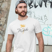 ワイキキビーチオアフミニマルヴィンテージスタイル Tシャツ