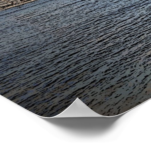 ワイキキビーチオアフ風光明媚なポスター ポスター (角)